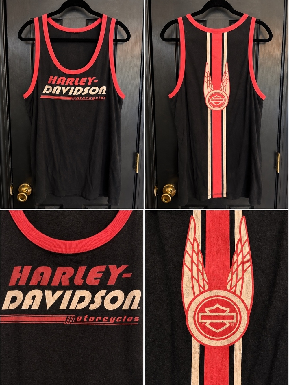 Harley-Davidson black tank top